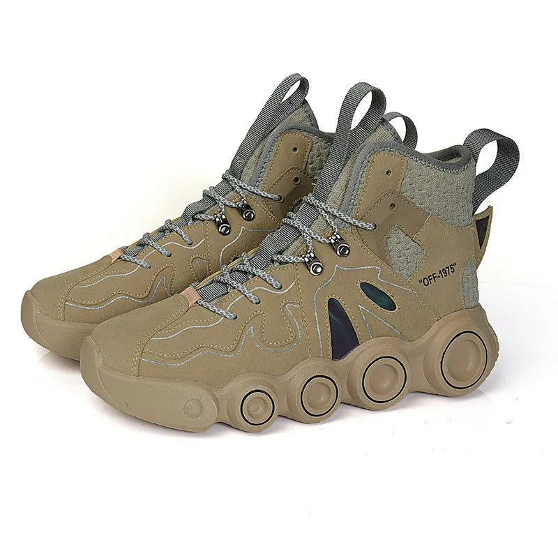 Fashion High-top Sneakers New Catwalk Shoes Men Men's Shoes - Bellarte Enchanté Fashion High-top Sneakers New Catwalk Shoes Men Men's Shoes